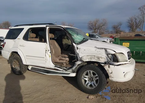 2003 Toyota Sequoia Limited V8 z USA, uszkodzony, nr VIN 5TDBT48A73S145929